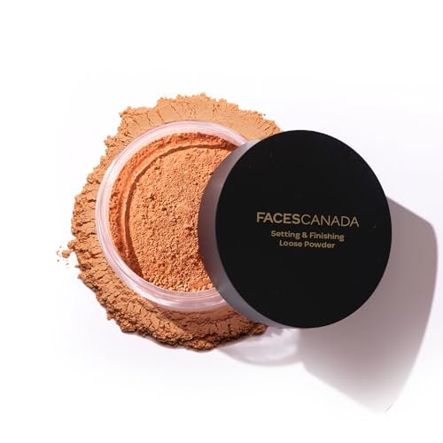FACESCANADA Setting & Finishing Loose Powder For All Skin Types, 10g | Sheer Coverage & Naturally Radiant Finish | Non- Drying & Lightweight | Evens Out Skin Tone| Blurs Imperfections (Beige)