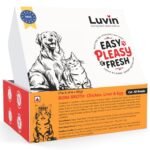 Luvin Chicken Bone Broth for Cats - 80ml (Pack of 6) | No Added Colors, Flavors or Preservatives | Human Grade | Cat Wet Food Topper