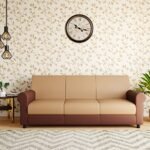 Nest & Nap Fabric 3 Seater Sofa (Finish Color - Brown, DIY(Do It Yourself))