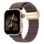 Noise Pro 6 Smart Watch:Intelligent AI, Endless AI Watch Faces, AI Companion, 1.85" AMOLED, EN2 Processor, Nebula UI 2.0, Emergency SOS, Compatible with iOS & Android (Vineyard Weave), Brown