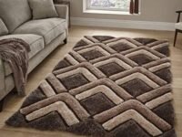 Shopgallery Furnishing Polyester Soft Indoor Modern Shaggy Area Rug Carpet for Dining Room, Home Bedroom ( 68Multi , 3 × 5 Feet )