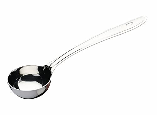 Signora Ware Stainless Steel Heavy Gauge Plus Extra Deep Ladle | Super Glow Finish | Odour Free | Best for Serving & Pouring Gravy | Milk & Soup Ladle | Versatile Ladle (Size 28.5Cm | Multicolor)