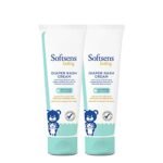 Softsens Baby Natural Diaper Rash Cream, Enriched With Aloe Vera Juice and Shea Butter 50 g (Pack of 2)