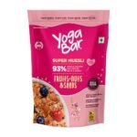 Yogabar Wholegrain Breakfast Muesli Fruits, Nuts + Seeds, 700 g (Super Saver Pack)