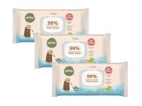 .allter 99% Pure Water Baby Wipes, Wet Wipes for New Born Baby| Moisturising,100% Plant Based & Organic, Enriched with Oats & Grapeseed Extract| 72 Wipes x 3 Packs