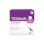 CURATIO Tedibar Bathing Bar for Babies’ Sensitive Skin Pack of 2 - 75gms | Skin-Friendly pH 5.5| Gentle Soap-Free Formula| Prevents Dryness & Rashes| Keeps Baby’s skin Soft, Supple & Healthy