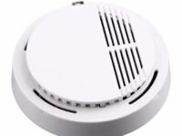 DeHMY Wireless Smoke Detector Battery Operated Fire Alarm - 10 Feet Range, 85 dB Photoelectric Sensor for Home and Office Security - Independent Smoke Alarm