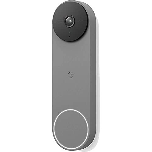 Google Nest Doorbell (Battery) - Wireless Doorbell Camera - Video Doorbell - Ash - 1080P