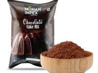 Mohan Impex Eggless Chocolate Cake Mix 1kg | Easy Homemade Baking Powder | Instant Ready Premix for Soft & Moist Cakes | Vegan-Friendly, Rich Chocolate Taste