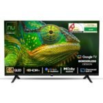 NU 108 cm (43 Inches) New 2025 Borderless Series 4K QLED Smart Google TV LED43QUGNX