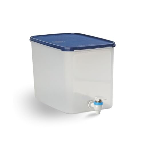 Signoraware Continental BPA Free Plastic Water Dispenser | Water Container with Leakproof Tap | Ideal for Home, Office & Outdoor Use Water Storage (9 Litre | Blue)