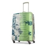 Skybags Trooper Large Size Abs Hardshell Luggage (75 Cm) | Printed Luggage Inline Trolley Bag with 4 Wheels and Resetable Combination Lock | Unisex, Green, Large
