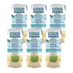 Coco Mama Organic Coconut Water, 250ml| Pack of 6| Enriched With Electrolytes & Anti-Oxidants| Pure & Refreshing Coconut Water| No Added Sugar, Preservative & Flavour| Naturally Gluten Free