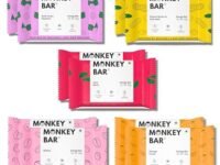 Monkey Bar - Assorted Energy Bars - 10 Bars, 40 G Each, Just 4-6 Plant-Based Ingredients, Healthy & Clean Protein Snack, Zero Added Sugar, Dairy Free, No Artificial Sweeteners, Vegan - 400 Gm