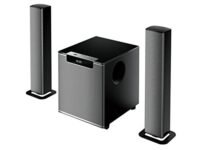 Philips Audio MMS2220B 2.1 Speaker 120W Bluetooth Convertible Multimedia Soundbar/Speaker (Black)