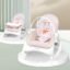 R for Rabbit Rock N Play Baby Rocker Baby Feeding Chair with Vibration and Soothing Music, Adjustable Backrest with Arc-Shaped Legs for Rocking Mode | 3 in 1 Functionality DetachableToy Bar (Cream)