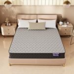 RESTOFIT Dual Comfort Orthopedic Mattress Single Bed | Sleep Well with 78x30x4 Inches Medium Firm Single Bed Mattress | 4-Inch HR Foam Mattress | Viscose Cotton, 7 Years Warranty Vacuum Roll Packaging