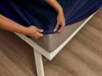 Wakefit Cotton Feel Ultra Soft Waterproof Mattress Protector | Breathable - Hypoallergenic Mattresses Cover 75" x 60" - Queen, Blue