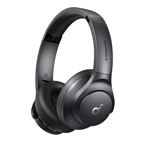 soundcore by Anker Q20i Wireless Bluetooth Over-Ear Headphones with Hybrid Active Noise Cancelling, 40h Playtime in ANC Mode, Hi-Res Audio, Deep Bass, App Personalization (Blue)