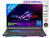 ASUS ROG Strix G16 13th Gen, Intel Core i7-13650HX Gaming Laptop(NVIDIA RTX 4050-6GB/140W RGP/16GB RAM/1TB SSD/FHD+/16"/165Hz/RGB KB/90WHr/Windows 11/Office 2021/Eclipse Gray/2.50 Kg) G614JU-N3200WS