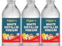 Abbie's White Distilled Vinegar 1419 ml (473 ml X 3 units) Product of USA With 5% Acidity | Zero Fat | Perfect For Cooking , Salad Dressing , Greater for making flavorful drinks , Cleaning Purpose and more