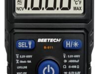 Beetech® B-511 SMART Digital TRMS 4000 Count 600V AC/DC, 10A AC/DC Digital Pocket Multimeter with Resistence, Capacitance, Frequency, Diode Test, Live Test, NCV, Backlight, Continuity Test, etc