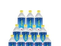 Bisleri Vedica 1 Litre Water Bottles (Pack of 12 Bottles)