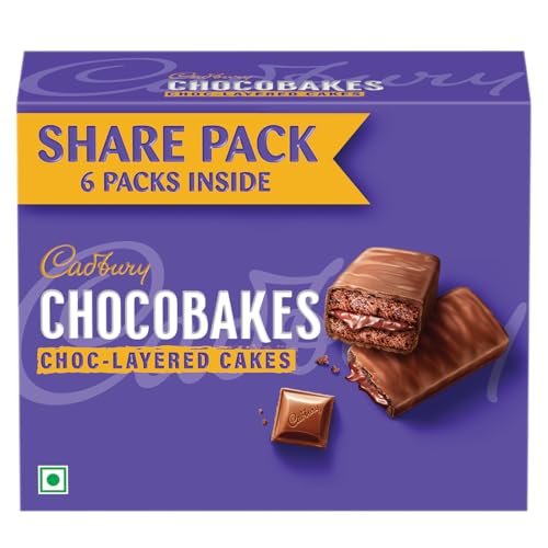 Cadbury Chocobakes ChocLayered Cakes, 114 g