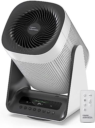 Coway Airmega AIM (AP-0623B) Air Purifier For Home, Cleans Upto 355 Sq.Ft, Longest Filter Life 8500Hrs (Approx. 1.5-2 Yrs), Kills Virus & PM 0.01 With 99.999% Efficiency, 7Yrs Motor Warranty, White