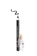 Dazller Eyebrow Pencil with Sharpener|Water-Resistant|Long Stay|Creamy Wax Formula|Infused with Carnauba & Castor Oil|Black|1.5g