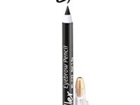 Dazller Eyebrow Pencil with Sharpener|Water-Resistant|Long Stay|Creamy Wax Formula|Infused with Carnauba & Castor Oil|Black|1.5g