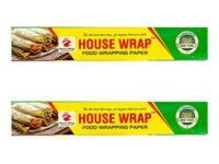 House Wrap Food Wrapping Paper Roll for Food Packing, 25 Meter (Pack of 2) Food Wrapping Paper, Premium Food Wrap Paper for Kitchen, Packing, Storing Food