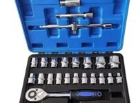 Inditrust new 32pcs/set Heavy duty ½” Rachet Professional Wrench Socket Set Hardware Car Boat Motorcycle Repairing Tools Kit Multitool Hand Tools Car-Styling & Plastic Toolbox Storage Case Socket Set