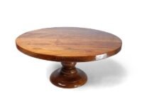 Lakdi Baaz | Supirior Quality Wooden Cake/Piza Stand, Wooden Cake Server