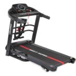 MAXPRO PTM405MA Impact PRO 4.5HP Peak DC Motor Multifunction Foldable Treadmill for Home Gym with Massager,Free Diet Plan,Max.Speed 14km/hr,Fit Show App,Running Machine for Home use with LED Display