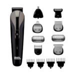 Morphy Richards Kingsman Pro 12-In-1 Grooming Kit For Men| Rechargeable All In One Men Trimmer|5 Face Nose Ear Hair Blades| Nose&Ear Trimmers| Private Part Shaving Body GroomersI2-Yr Warranty,Black