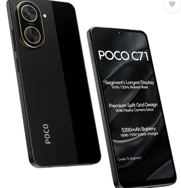 POCO C71, Power Black (6GB, 128GB)