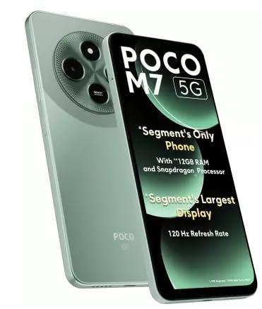 POCO M7 5G, Mint Green (8GB, 128GB)