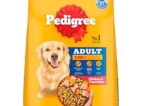 Pedigree Adult Dry Dog Food, Chicken & Vegetables, 20 kg, Contains 37 Essential Nutrients, 100% Complete & Balanced Food for Adult Dogs