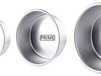 Prime Bakers and Moulders Round Cake Baking Pan Aluminum Tin Mold for Oven (4,5,6 Inch)