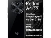 Redmi A4 5G (Starry Black, 4GB RAM, 64GB Storage) | Segment Largest 6.88in 120Hz | 50MP Dual Camera | 18W Fast Charging | Charger in The Box