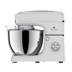 Rossmann Stand Mixer, Professional 2000 Watts 100% Pure Copper Motor, 8 Lit removeable SS Bowl, 4 Safety Features, Metal Gears & Planetary Rotation, Teflon Coated Accessories (Tableware, 8 Liter)