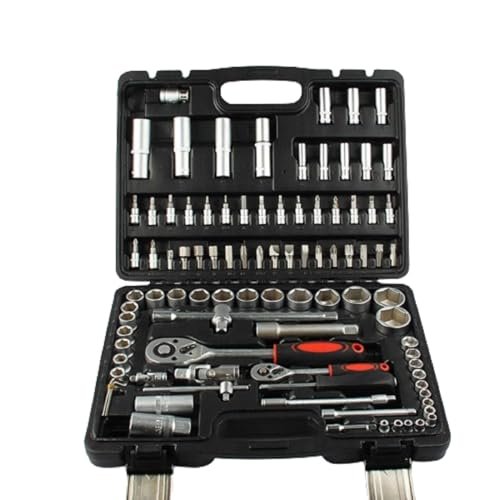 SNE 94 In 1 Tool Kit Ratchet Sets 1/2" 1/4" Socket Set Wrenches Screwdriver Tool kit spanners