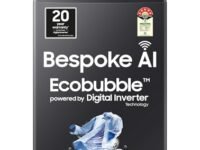 Samsung 12 Kg, 5 Star, AI Wash, Ecobubble, AI Energy Mode, AI VRT+, Super Speed, Soft Closing Door, Wi-Fi, Digital Inverter, Fully-Automatic Top Load Washing Machine (WA80F12S5CTL, Deep Charcoal)