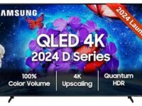 Samsung 138 cm (55 inches) QE1D Series 4K Ultra HD QLED Smart TV QA55QE1DAULXL (Black)