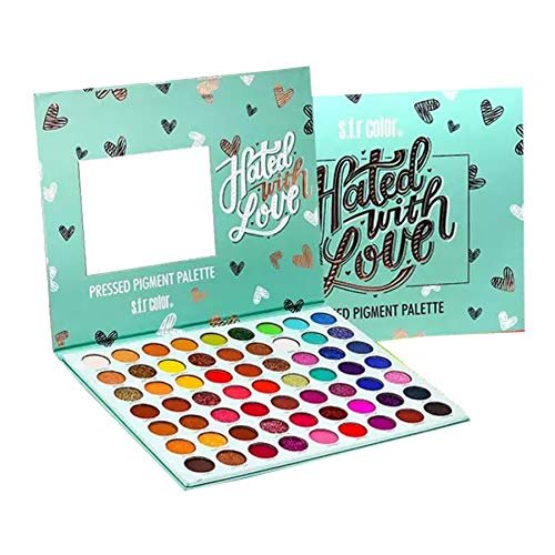 S.f.r Color 63 Color Shimmery Finish Pressed Pigment Eyeshadow Palette (Multicolour, 69.5 g)