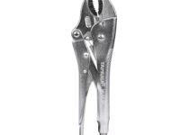 Taparia 1641-10 / 1641N-10 inch 250 mm Curved Jaw Locking Pliers mole Wrench Vise vice Grip, Silver