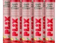 The Plant Fix Plix Apple Cider Vinegar Effervescent Tablet With Mother|Supports Metabolism & Appetite Control|With 500Mg Acv, Vit B6 & B12|No Maltodextrin, No Added Sugar|Pack Of 8 (120 Tablets)