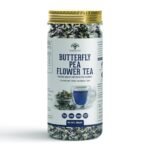 VANALAYA Organic Butterfly Pea Green Tea From Sun Dried Butterfly Pea Flowers For Stress Relief 25Gm