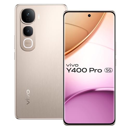 Vivo Y400 Pro 5G (Fest Gold, 8GB RAM, 128GB Storage) with No Cost EMI/Additional Exchange Offers
